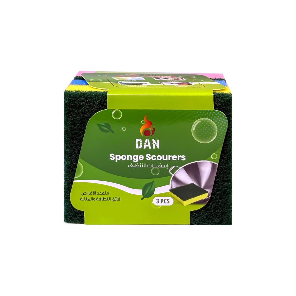 SPONGE SCROURERS -3PCS